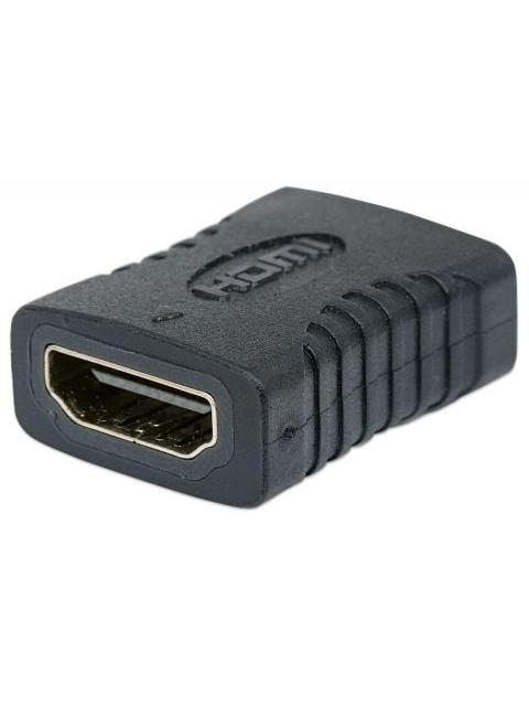 MANHATTAN COPLE HDMI A HEMBRA - HDMI A HEMBRA CONEXION RECTA NEGRO