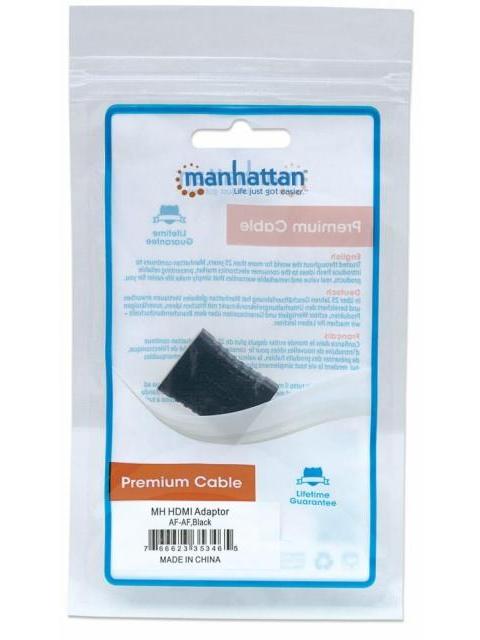 MANHATTAN COPLE HDMI A HEMBRA - HDMI A HEMBRA CONEXION RECTA NEGRO - Image 8
