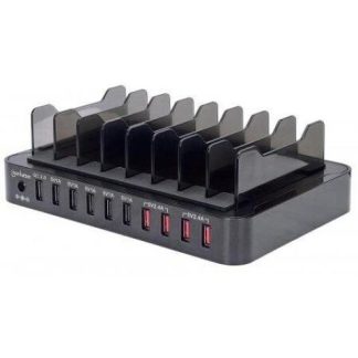 MANHATTAN ESTACION DE CARGA 180009 10X USB 2.0 NEGRO
