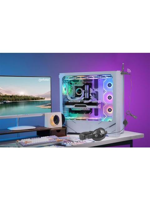 MANHATTAN HUB USB-C MACHO 1X USB-A 3.0 2X USB-A 2.0 5 GBIT-S NEGRO - Image 3