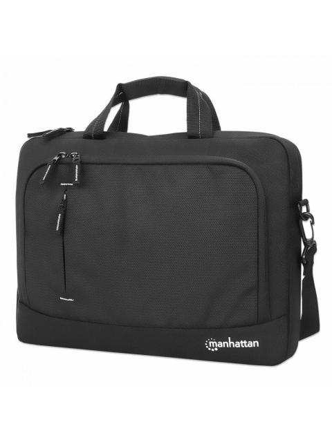 MANHATTAN MALETIN DE POLIESTER PET HELSINKI PARA LAPTOP 14.1 NEGRO