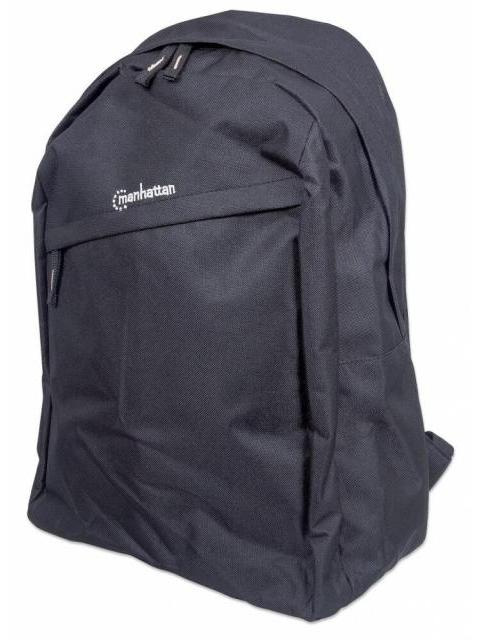 MANHATTAN MOCHILA KNAPPACK DE PVC-POLIESTER PARA LAPTOP 15.6 NEGRO