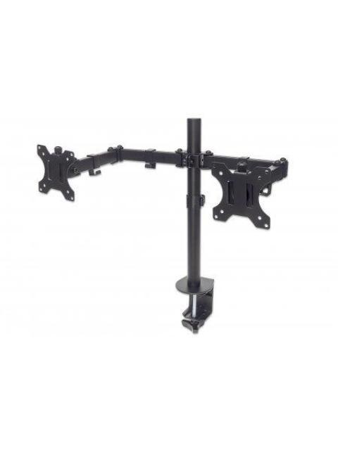 MANHATTAN SOPORTE DE MESA PARA 2 MONITORES 13 - 32 HASTA 16KG NEGRO