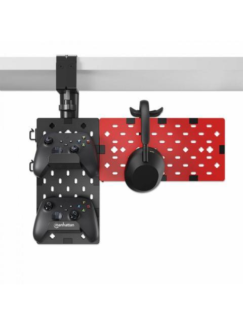 MANHATTAN SOPORTE PARA ESCRITORIO CON TABLERO ORGANIZADOR HASTA 1.5KG NEGRO-ROJO - Image 6