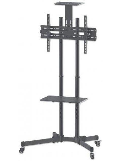 MANHATTAN SOPORTE TIPO CARRITO PARA PANTALLAS 37 A 70 O 50KGS NEGRO