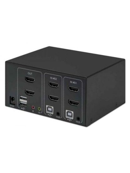 MANHATTAN SWITCH KVM 153522 2X USB 4X HDMI - Image 4