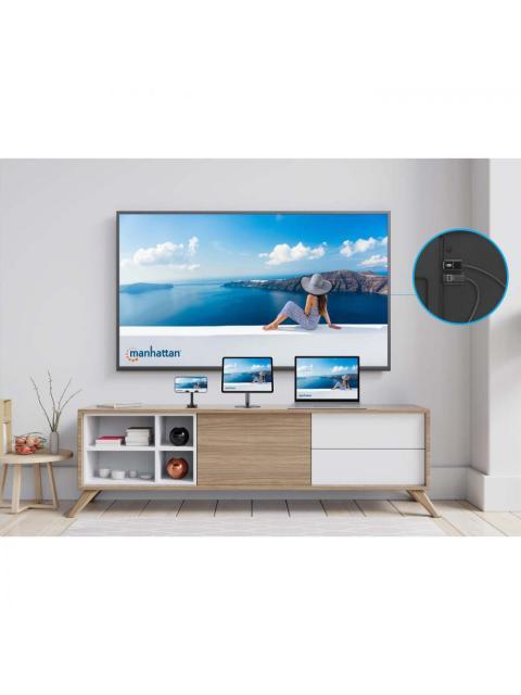 MANHATTAN TRANSMISOR Y RECEPTOR INALAMBRICO ENTRADA SALIDA 1 X HDMI HASTA 30 METROS - Image 4