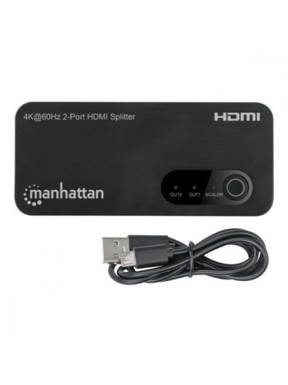 MANHATTAN VIDEO SPLITTER HDMI 2 PUERTOS HDMI