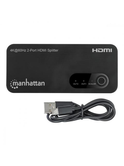 MANHATTAN VIDEO SPLITTER HDMI 2 PUERTOS HDMI