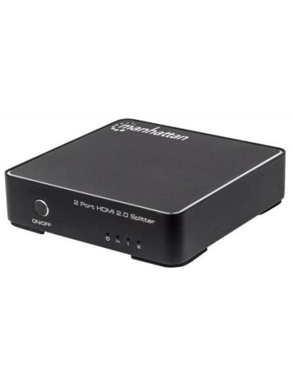 MANHATTAN VIDEO SPLITTER HDMI 2 PUERTOS NEGRO