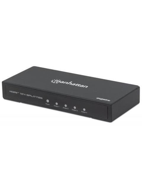 MANHATTAN VIDEO SPLITTER HDMI 4X HDMI NEGRO