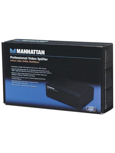 MANHATTAN VIDEO SPLITTER PROFESSIONAL 4 SALIDAS VGA - Image 8