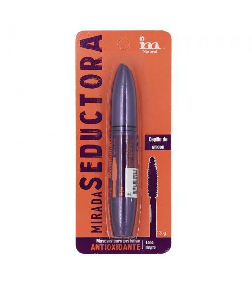 MASCARA ANTIOXIDANTE MIRADA SEDUCTORA BLISTER 13 GR EFECTO PESTAñas  I.M. COSMETOBELLEZA NATURAL