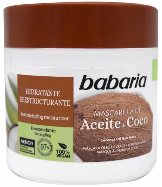 MASCARILLA CAPILAR ACEITE DE COCO 400 ML BABARIA