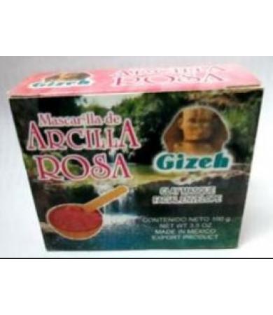MASCARILLA DE ARCILLA ROSA POLVO 100 G GIZEH