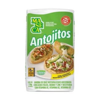 MASECA HARINA MAIZ ANTOJITOS BOLSA 1 KG