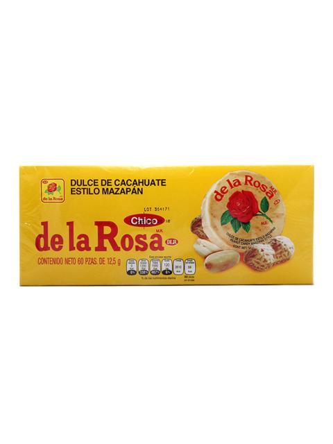 MAZAPAN DE LA ROSA CHICO PAQUETE CON 60 PIEZAS DE 12.5 GR