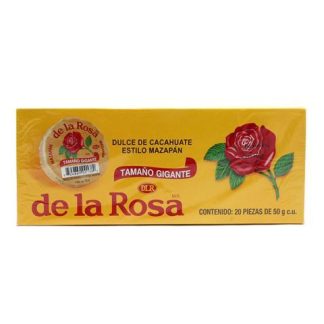 MAZAPAN DE LA ROSA GIGANTE PAQUETE CON 20 PIEZAS