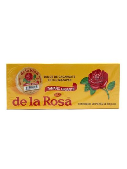 MAZAPAN DE LA ROSA GIGANTE PAQUETE CON 20 PIEZAS