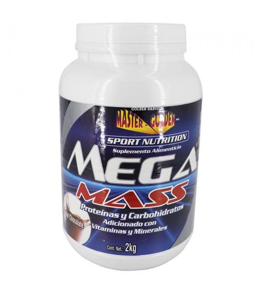 MEGA MASS CHOCOLATE 2KG. PROTEINASCARBOHIDRATOS ADIC. C VIT Y MIN GOLDEN HARVEST