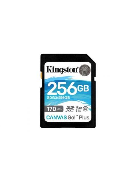 MEMORIA FLASH KINGSTON CANVAS GO! PLUS 256GB SDXC UHS-I CLASE 10