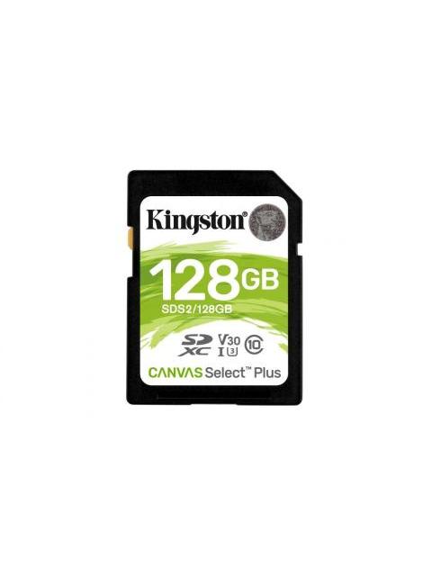 MEMORIA FLASH KINGSTON CANVAS SELECT PLUS 128GB SDXC UHS-I CLASE 10