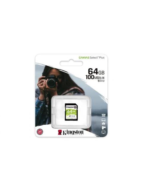 MEMORIA FLASH KINGSTON CANVAS SELECT PLUS 64GB SDXC UHS-I CLASE 10 - Image 3