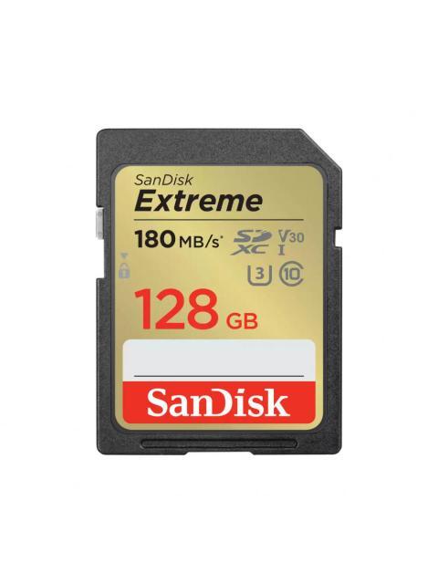 MEMORIA FLASH SANDISK EXTREME 128GB SDXC UHS-I CLASE 10