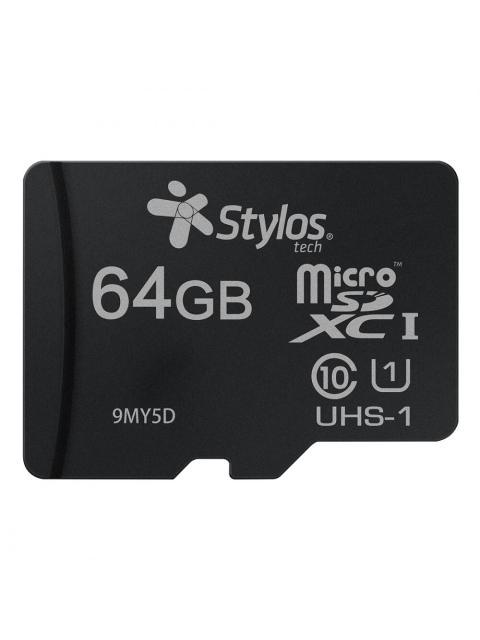 MEMORIA FLASH STYLOS STMSDS3B 64GB MICROSDHC UHS-I CLASE 10