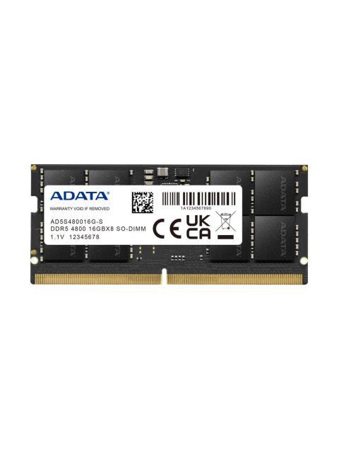 MEMORIA RAM ADATA DDR5 16GB SODIMM 4800MHZ. NP. AD5S480016GS