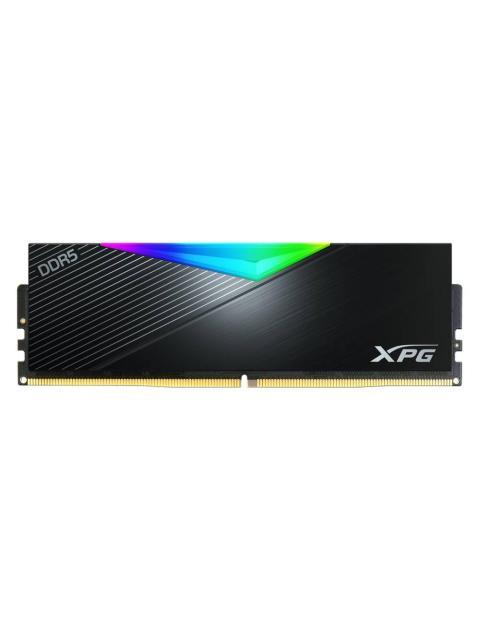 MEMORIA RAM ADATA XPG LANCER RGB DDR5 48GB UDIMM 6400MT-S. DISIPADOR ALUMINIO NEGRO. AX5U6400C3248GCLARBK