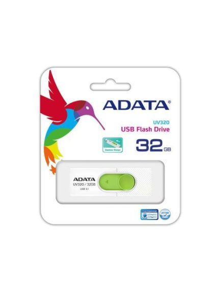 MEMORIA USB ADATA AUV32032GRWHGN BLANCO-VERDE 32 GB USB 3.2 - Image 3