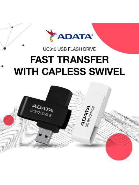 MEMORIA USB ADATA UC310 64GB USB 3.2 LECTURA 100 MB-S BLANCO - Image 3