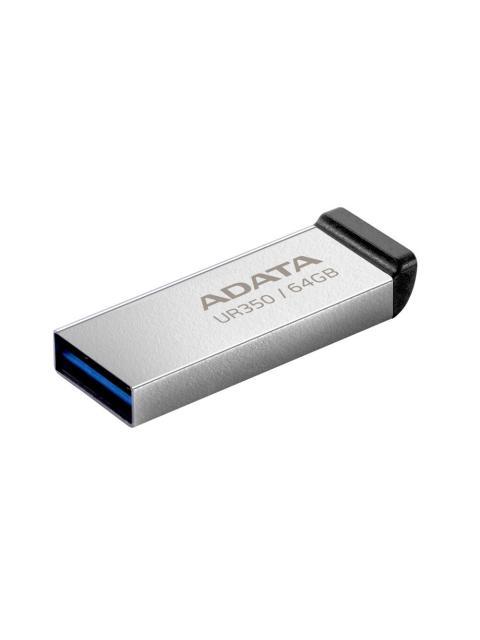 MEMORIA USB DE 64GB UR350 3.2 GEN 1 (RETROCOMPATIBLE 3.0 Y 2.0) DISENO ELEGANTE SIN TAPA. COLOR METALICO NEGRO. UR35064GRSR-BK - Image 4