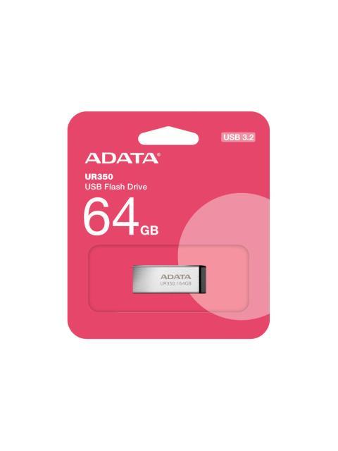 MEMORIA USB DE 64GB UR350 3.2 GEN 1 (RETROCOMPATIBLE 3.0 Y 2.0) DISENO ELEGANTE SIN TAPA. COLOR METALICO NEGRO. UR35064GRSR-BK - Image 6