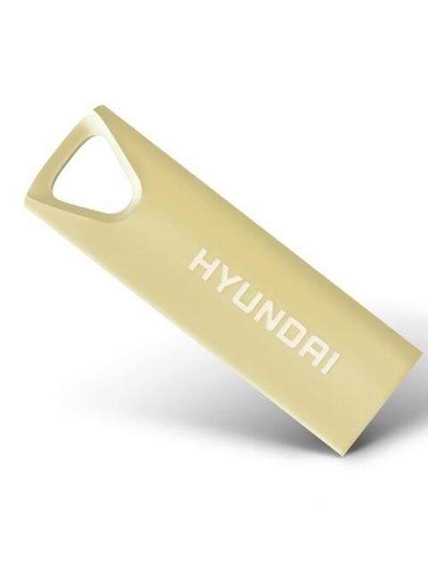 MEMORIA USB HYUNDAI BRAVO DELUXE 16GB USB 2.0 LECTURA 10MB-S ESCRITURA 3MB-S ORO