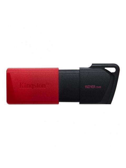 MEMORIA USB KINGSTON DATATRAVELER EXODIA M 128GB USB A NEGRO-ROJO