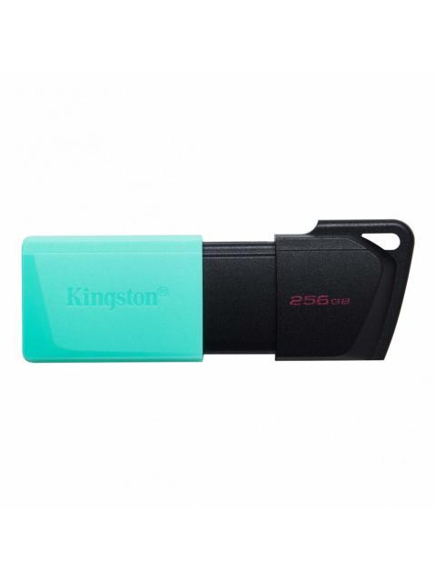 MEMORIA USB KINGSTON DATATRAVELER EXODIA M 256GB USB A NEGRO-TURQUESA