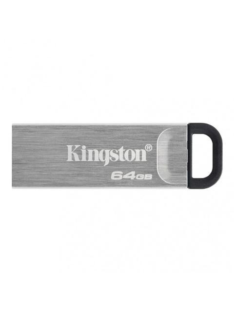 MEMORIA USB KINGSTON DATATRAVELER KYSON 64GB USB 3.2 LECTURA 200MB-S PLATA