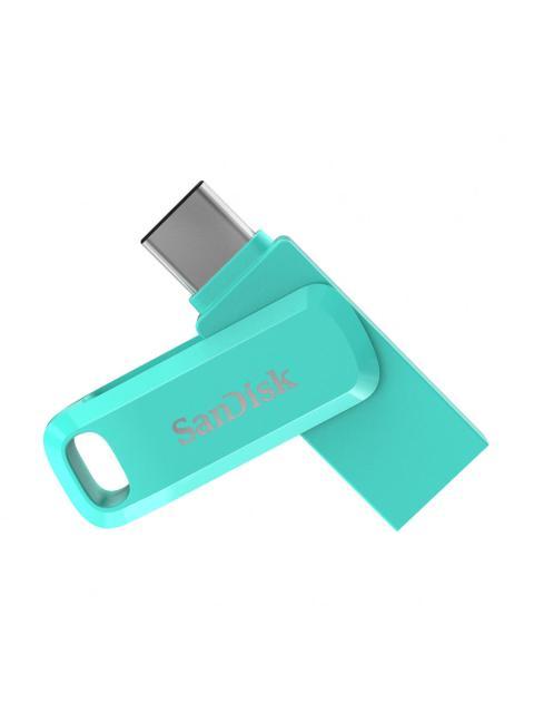 MEMORIA USB SANDISK ULTRA DUAL DRIVE GO 128GB USB-A-USB-C 3.0 LECTURA 150MB-S ESCRITURA 150MB-S VERDE