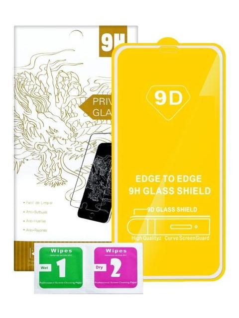 MICA CRISTAL TEMPLADO 5D 9H PARA IPHONE X XS CON MARCO COLOR