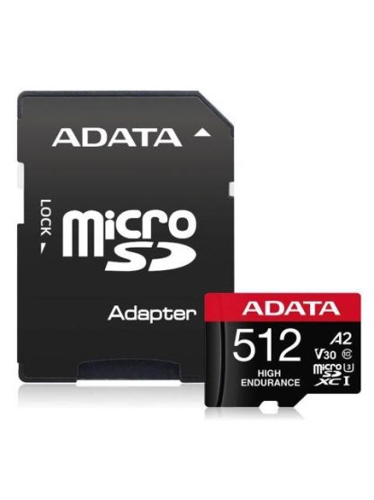 MICRO SECURE DIGITAL ADATA HIGH ENDURANCE (ALTA DURABILIDAD) MICROSDXC UHSI U3 SD6.0 CLASE 10 V30 512GB CLASE 10 (A2) - Image 2