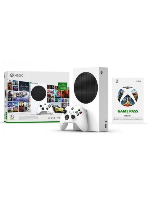MICROSOFT XBOX SERIES S 512GB WIFI 1X HDMI BLANCO - INCLUYE 3 MESES DE GAME PASS ULTIMATE.