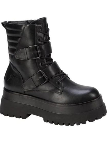 BOTA MILITAR SUELA CHUNKY NEGRO GOODYEAR - Image 3