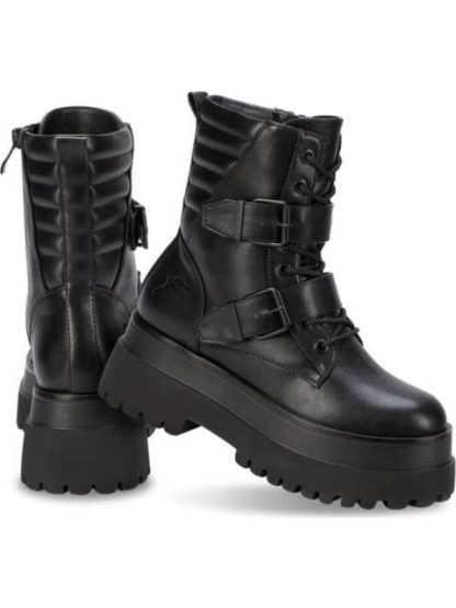 BOTA MILITAR SUELA CHUNKY NEGRO GOODYEAR - Image 8