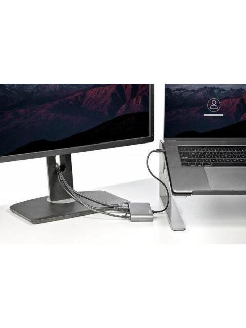 STARTECH  DOCKING STATION TB3DKM2HDL THUNDERBOLT 3 1X USB 3.0 1X USB 2.0 1X RJ-45 2X HDMI GRIS - Image 3