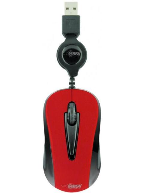 MINI MOUSE PERFECT CHOICE OPTICO EASY LINE 993353 ALAMBRICO USB 1000DPI ROJO