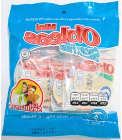 MINI OBLEAS SUGAR FREE 60 G LAS SEVILLANAS