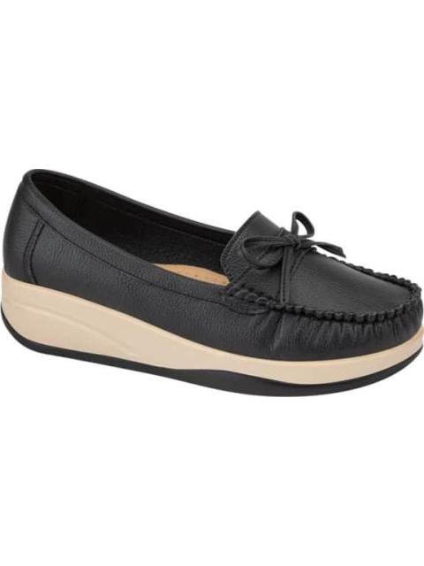 MOCASIN CON MOÑO NEGRO SHOSH