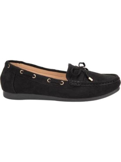 MOCASIN CON MOÑO NEGRO SHOSH